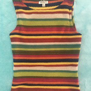 Rainbow Sleeveless Top by Rickis.